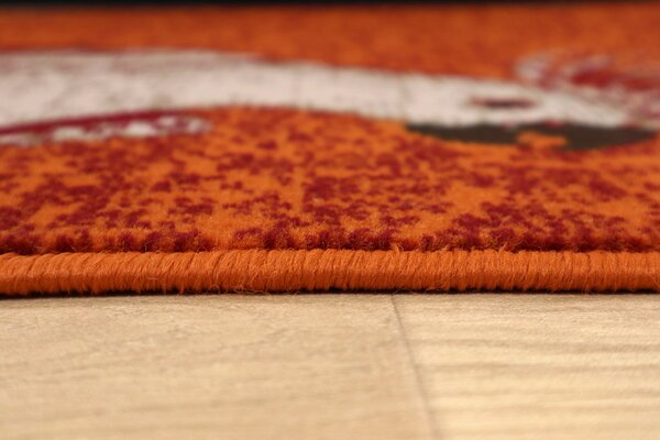Alfa Carpets , TRHÁK: Kusový koberec Kakadu orange, 80x120, oranžová, detská izba