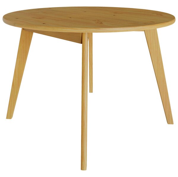JEDÁLENSKÝ STÔL, borovica, prírodné farby, 120/76/120 cm MID.YOU - Online Only zostavy, Online Only