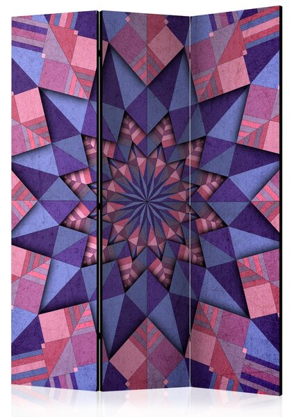Artgeist Paraván - Star Mandala (Pink-Violet) [Room Dividers]