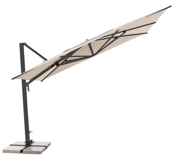 Doppler ALU XL ULTRA 4x3 m - výkyvný záhradný slnečník s bočnou tyčou