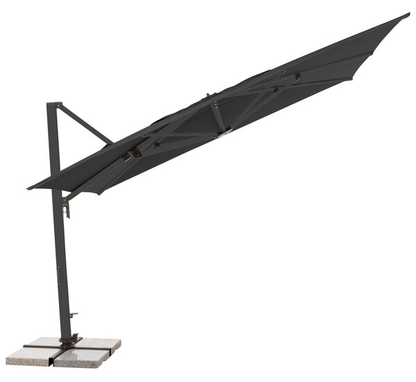 Doppler ALU XL ULTRA 4x3 m - výkyvný záhradný slnečník s bočnou tyčou