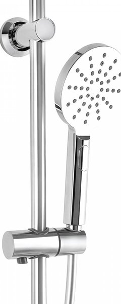 Erga Dubaj, sprchový set s termostatickou batériou a hlavovou sprchou 30 cm, chrómová, ERG-YKA-BP.DUBAJ-THERM-30-CHR