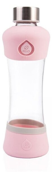Ružová sklenená fľaša z borosilikátového skla Equa Active Berry, 550 ml