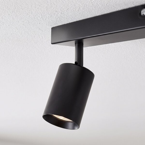 Toolight Toolight, JNH029-2C, stropné bodové svietidlo, 2× GU10, 26 cm, čierna, OSW-56216