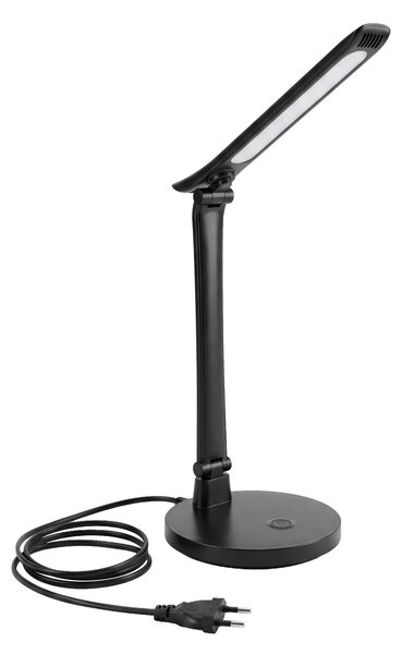 Toolight Toolight, JNH048-T, LED stolná lampa s 3 farbami svetla, 5 W, čierna, OSW-56240