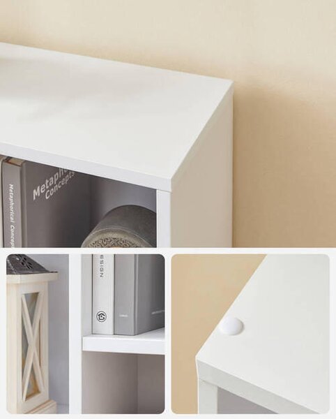 REGÁL, biela, 50/80/24 cm Boxxx - Online Only drobný nábytok, Online Only