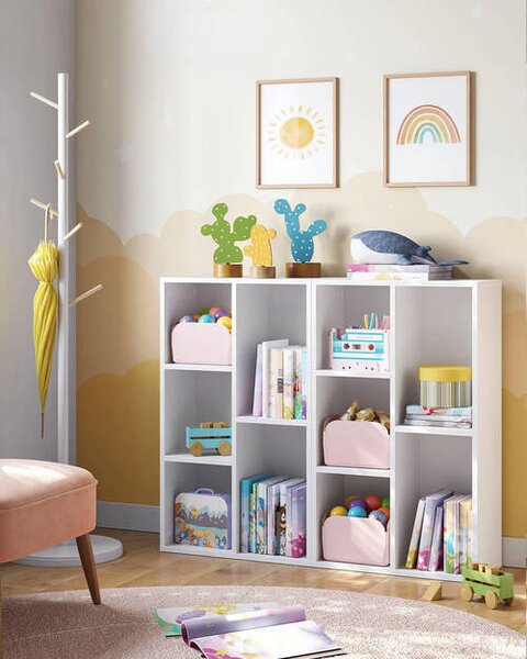 REGÁL, biela, 50/80/24 cm Boxxx - Online Only drobný nábytok, Online Only