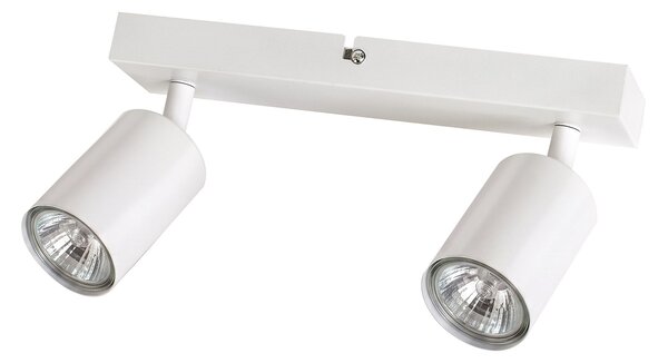 Toolight Toolight, JNH029-2C, stropné bodové svietidlo, 2× GU10, 26 cm, biela, OSW-56217