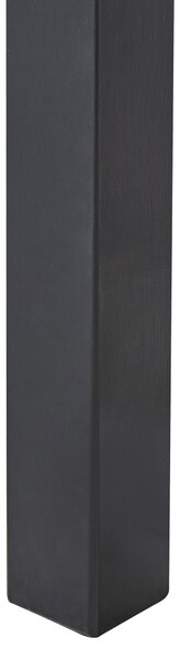 Jedálenský stôl čierny borovicové drevo 75 x 75 cm minimalistický škandinávsky štýl kuchyňa jedáleň