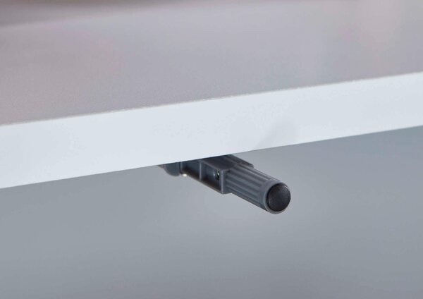 KOMODA, biela, biela s vysokým leskom, 79/73/33 cm MID.YOU - Komody, Online Only