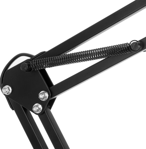 Toolight Toolight, JNH044-1T, stolná lampa s nastaviteľným ramenom, 1× E27, čierna, OSW-56235