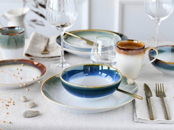 KOMBINOVANÝ SERVIS, 16-dielne, kamenina Creatable - Online Only bytové doplnky, Online Only