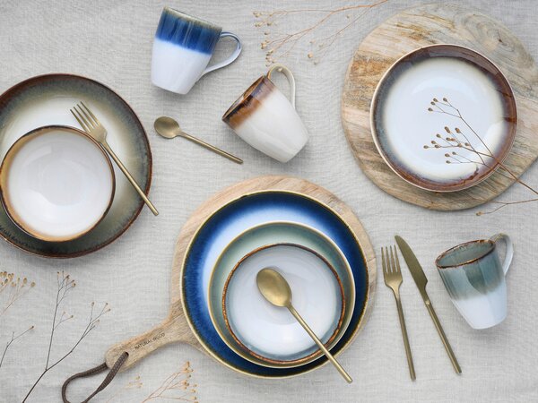 KOMBINOVANÝ SERVIS, 16-dielne, kamenina Creatable - Online Only bytové doplnky, Online Only
