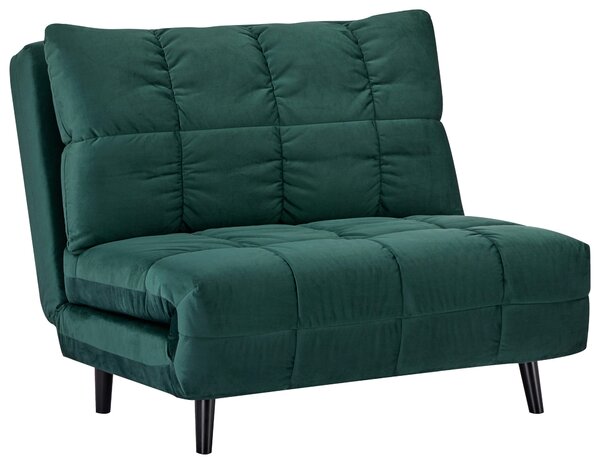 ROZKLADACIE KRESLO, textil, zelená Carryhome - Sedačky