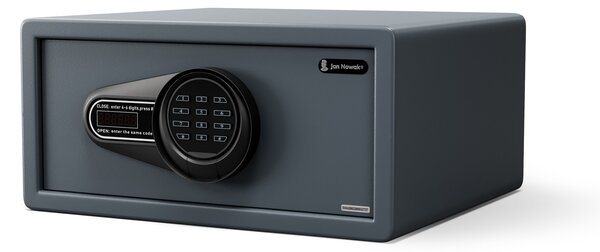Hotelový trezor elektronický s kódovým zámkom, na notebook 15″ a dokumenty, 200 x420x370 mm: ALFRED