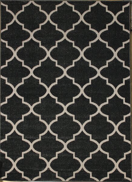BE Koberec Lagos 1052 DARK GREY – sivý obdĺžnikový Rozmer: 140x190 cm
