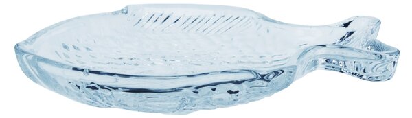 Sklenená tácka Blue Fish