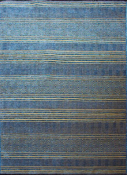 BE Koberec Saran G001 BLUE – modrý obdĺžnikový Rozmer: 60x100 cm