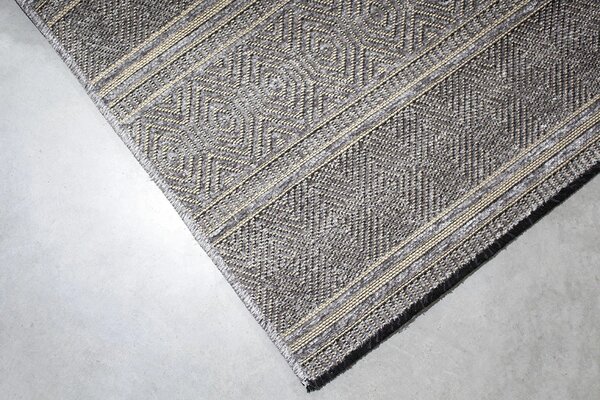 BE Koberec Saran G001 GREY – sivý obdĺžnikový Rozmer: 60x100 cm