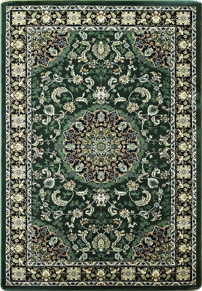 BE Koberec Anatolia 5857 GREEN – zelený obdĺžnikový Rozmer: 70x100 cm