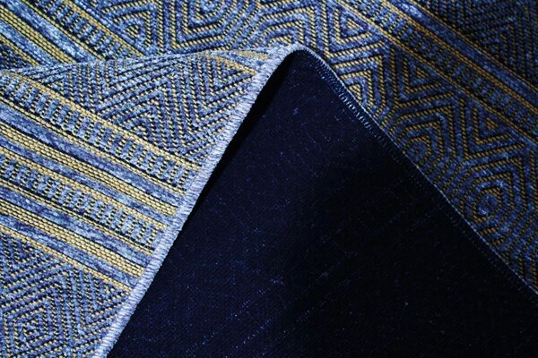 BE Koberec Saran G001 BLUE – modrý obdĺžnikový Rozmer: 60x100 cm