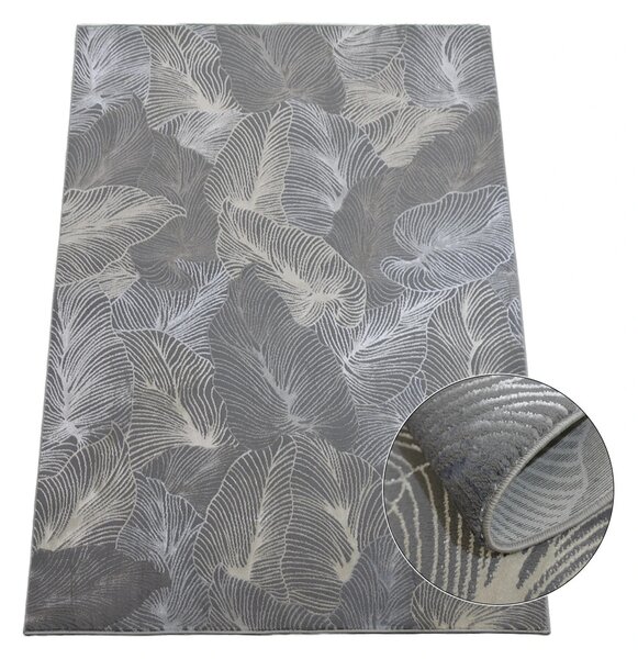 BE Koberec Esprit 3604 GREY – sivý obdĺžnikový Rozmer: 80x150 cm