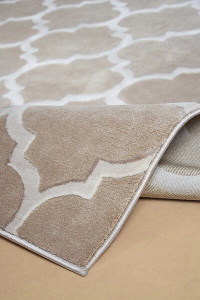 BE Koberec Elite 17391 BEIGE – béžový obdĺžnikový Rozmer: 60x100 cm