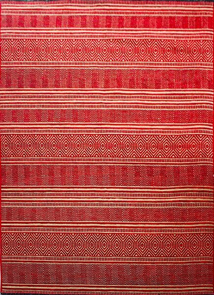 BE Koberec Saran G001 RED – červený obdĺžnikový Rozmer: 60x100 cm