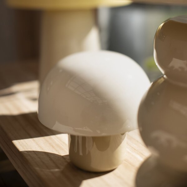 Stolná lampa Cream/Khaki