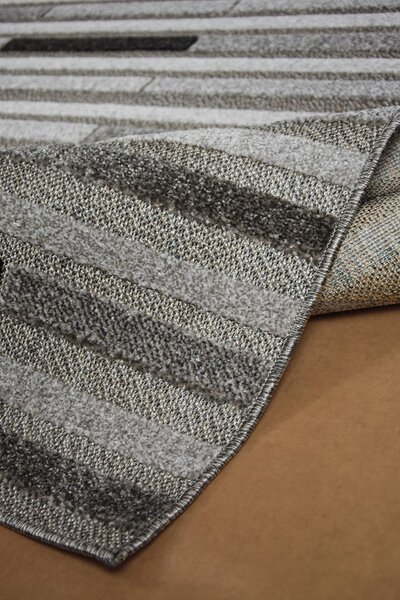 BE Koberec Lagos 1053 GREY – sivý obdĺžnikový Rozmer: 80x150 cm