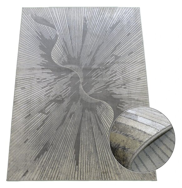 BE Koberec Esprit 3607 GREY – sivý obdĺžnikový Rozmer: 60x100 cm