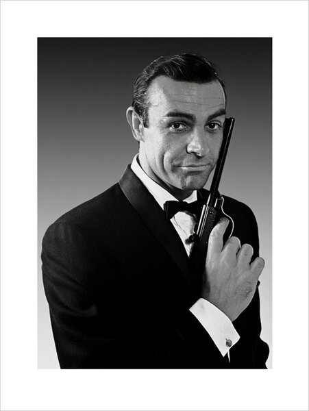 Umelecká tlač James Bond 007 - Connery