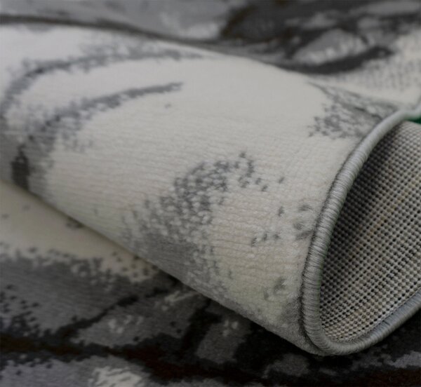 BE Koberec Lotus 9302 GREY – sivý obdĺžnikový Rozmer: 40x60 cm