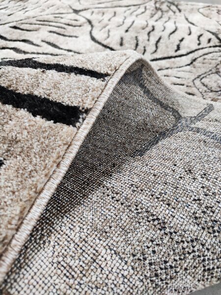 BE Koberec Miami 127 BEIGE – béžový obdĺžnikový Rozmer: 40x60 cm