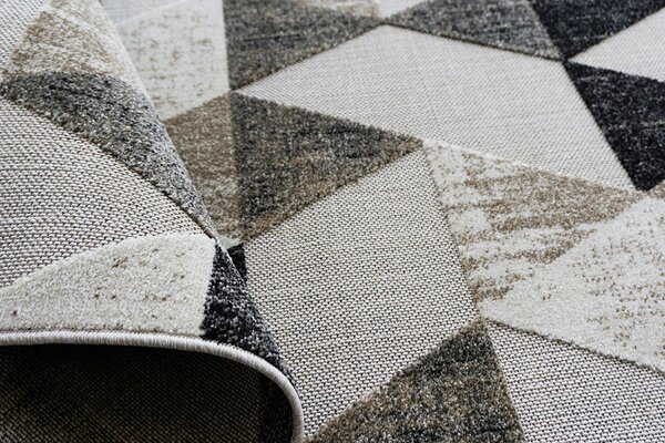 BE Koberec Lagos 1700 BEIGE – béžový sivý čierny obdĺžnikový Rozmer: 80x150 cm