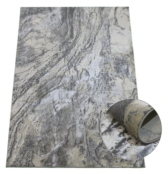 BE Koberec Allianz 6307 GREY – sivý obdĺžnikový Rozmer: 240x330 cm