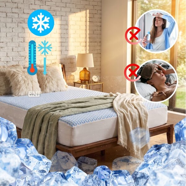 Chladivá plachta IceFresh Comfort s gumičkou po obvode EMI, Plachta 90x200