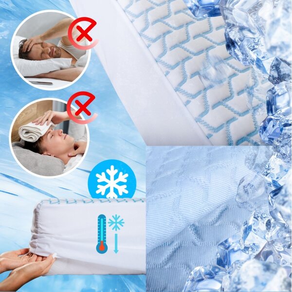 Chladivá plachta IceFresh Comfort s gumičkou po obvode EMI, Plachta 90x200