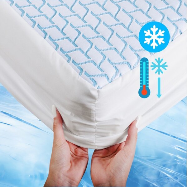 Chladivá plachta IceFresh Comfort s gumičkou po obvode EMI, Plachta 90x200