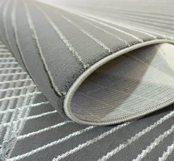 BE Koberec Allianz 6305 GREY – sivý obdĺžnikový Rozmer: 60x100 cm