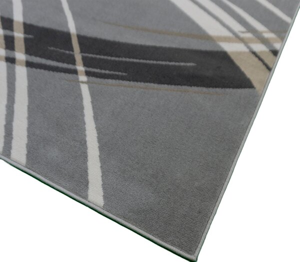 BE Koberec Lotus 9304 GREY – sivý obdĺžnikový Rozmer: 50x80 cm