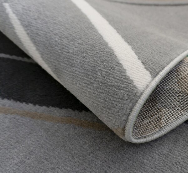 BE Koberec Lotus 9304 GREY – sivý obdĺžnikový Rozmer: 50x80 cm