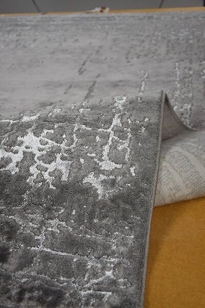 BE Koberec Elite 4356 GREY – sivý obdĺžnikový Rozmer: 60x100 cm