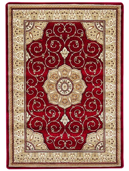 BE Koberec Adora 5792 Red – červený obdĺžnikový Rozmer: 60x90 cm