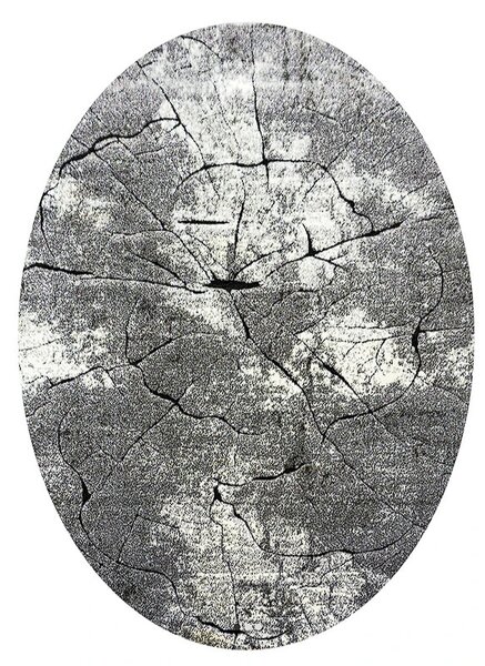 BE Koberec Miami 129 GREY – sivý oválny Rozmer: 140x190 cm