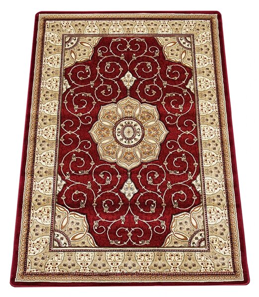 BE Koberec Adora 5792 Red – červený obdĺžnikový Rozmer: 60x90 cm