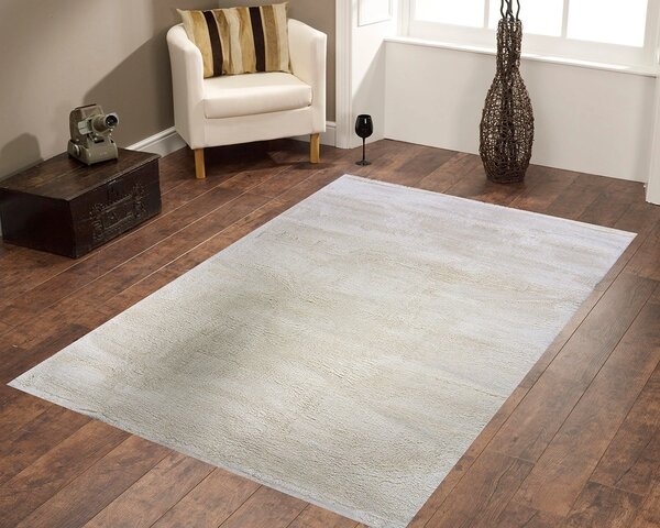BE Koberec Microsofty MICROLINA WHITE – biely obdĺžnikový Rozmer: 60x100 cm