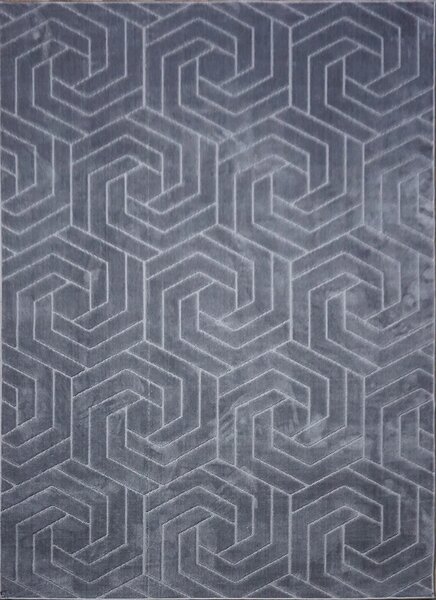 BE Koberec Kolekcia Zen Garden 2401 GREY – sivý obdĺžnikový Rozmer: 60x100 cm