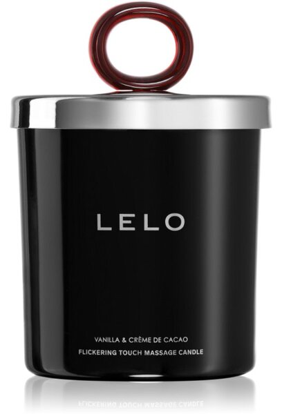 Lelo Flickering Touch Massage Candle masážna sviečka Vanilla & Creme de Cacao 150 g