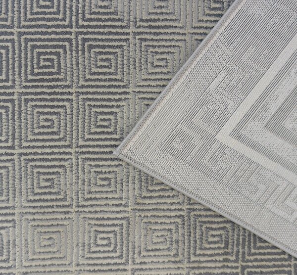 BE Koberec Esprit 3602 GREY – sivý obdĺžnikový Rozmer: 120x180 cm